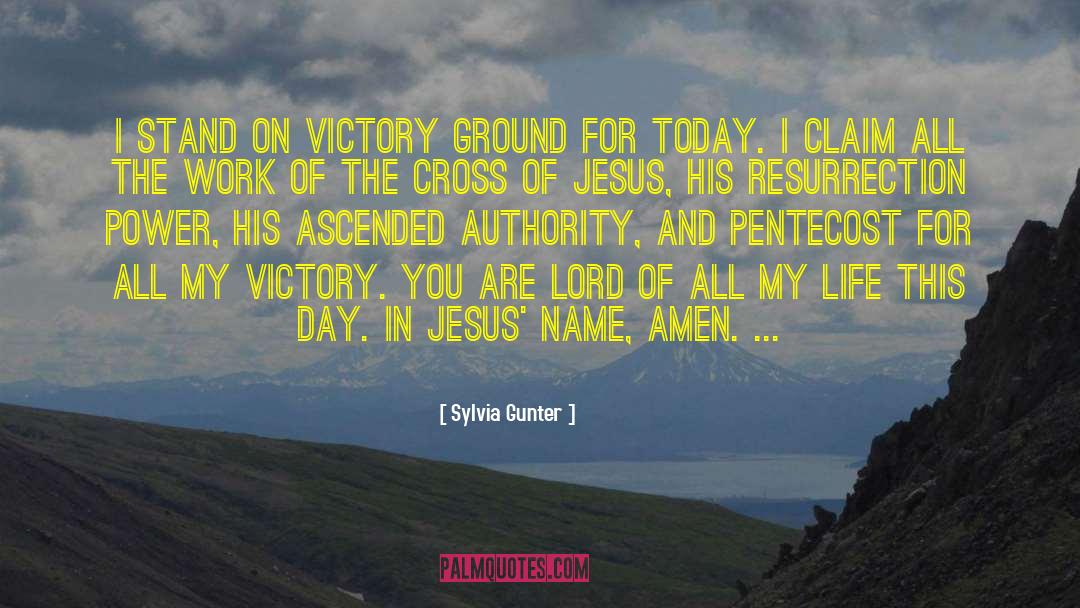 Jesus Name quotes by Sylvia Gunter