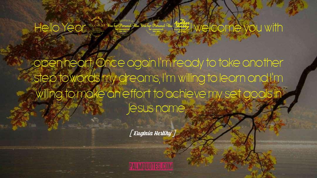 Jesus Name quotes by Euginia Herlihy
