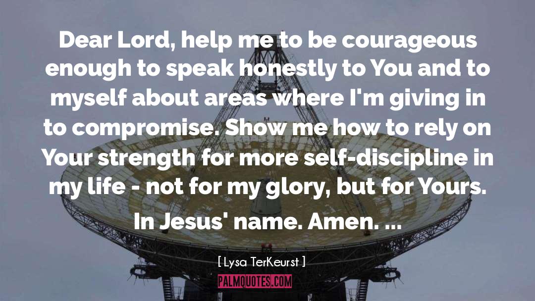 Jesus Name quotes by Lysa TerKeurst