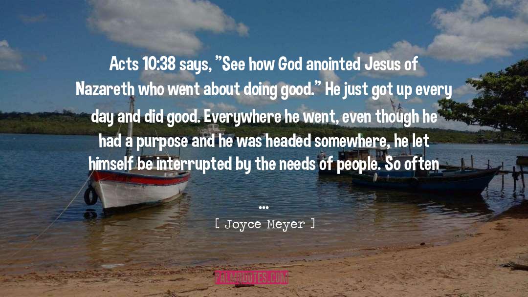 Jesus Of Nazareth quotes by Joyce Meyer