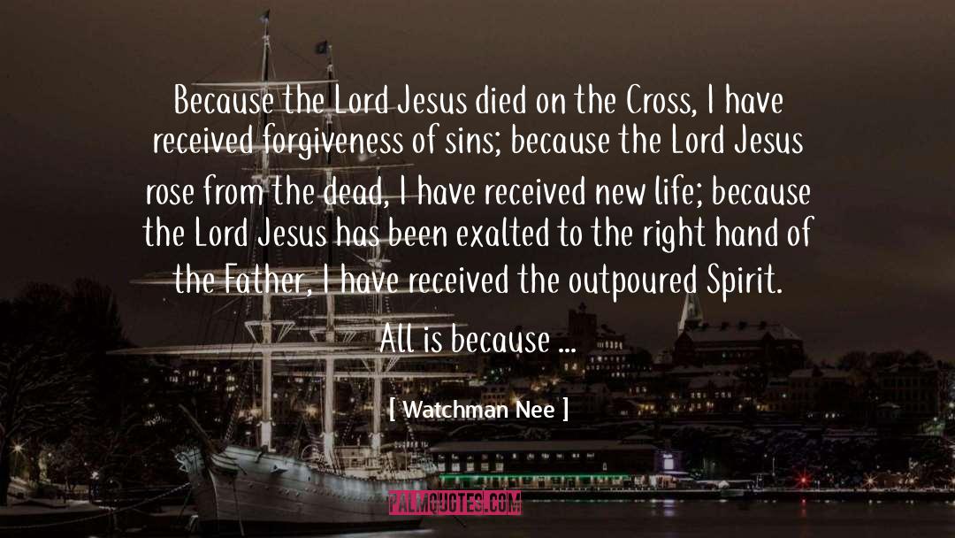 Jesus On The Cross Bible quotes by Watchman Nee