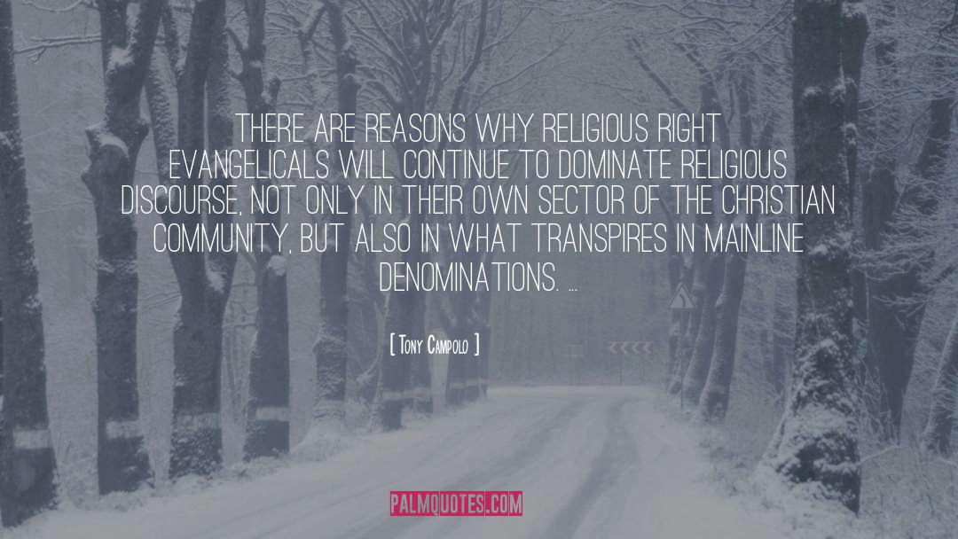 Jesus On The Mainline quotes by Tony Campolo