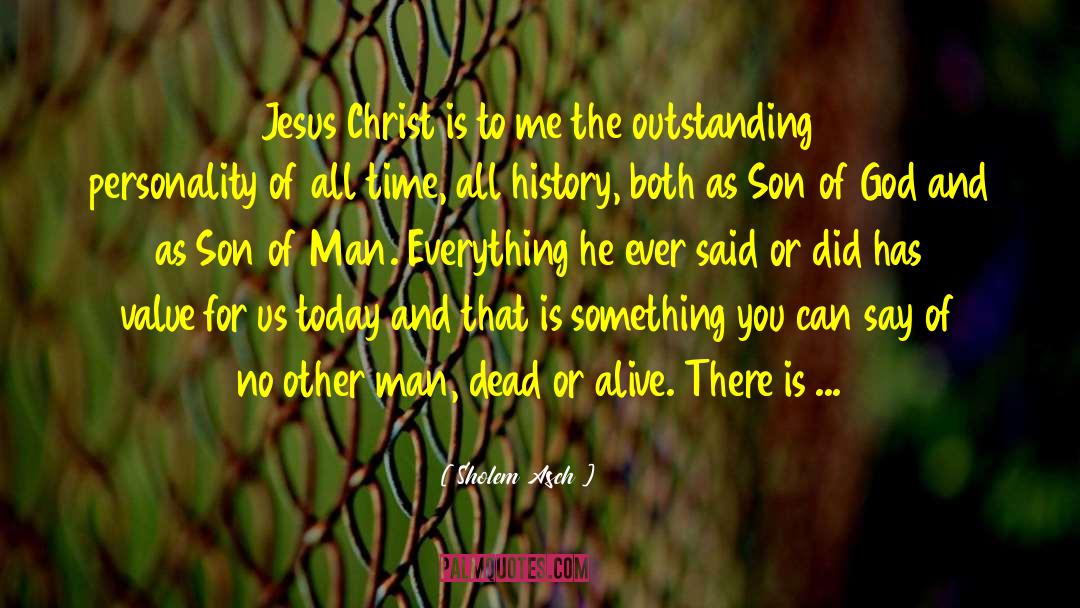 Jesus Son quotes by Sholem Asch