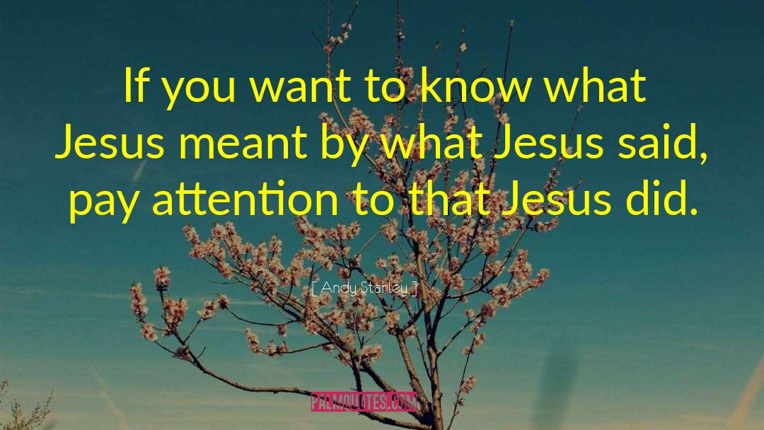 Jesus Swag quotes by Andy Stanley
