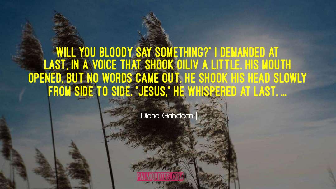 Jetboy Last Words quotes by Diana Gabaldon