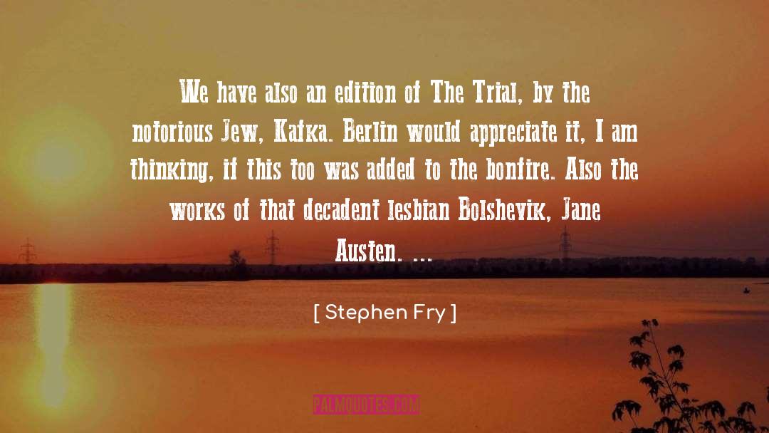 Jew Lariosa quotes by Stephen Fry