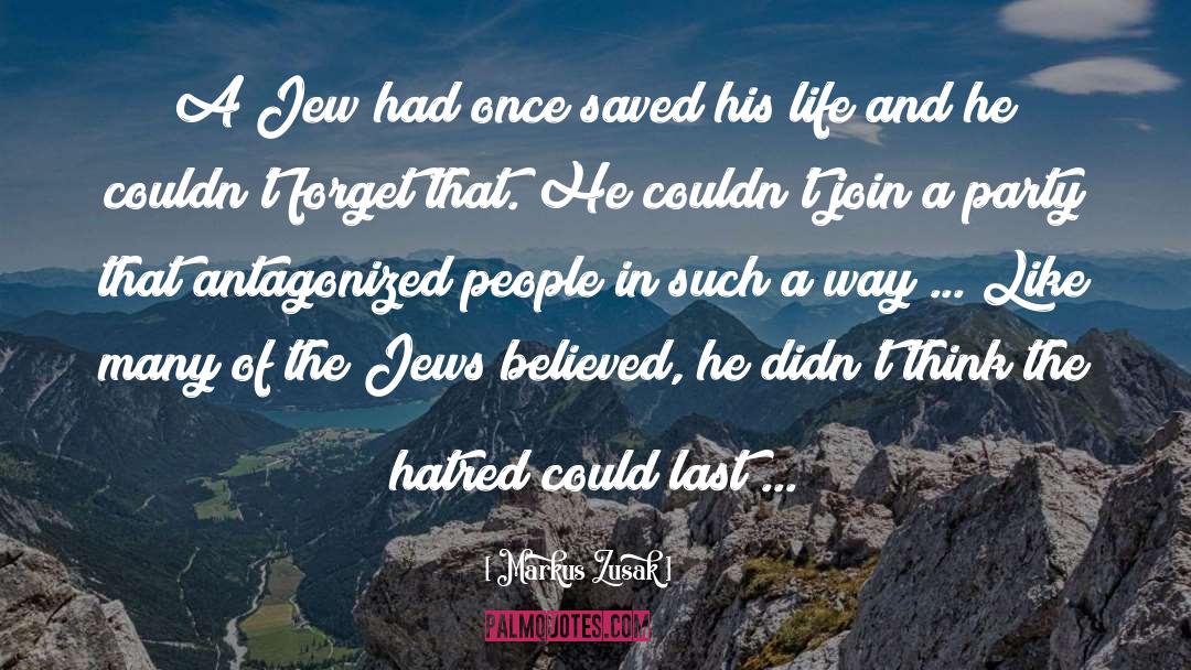 Jew quotes by Markus Zusak