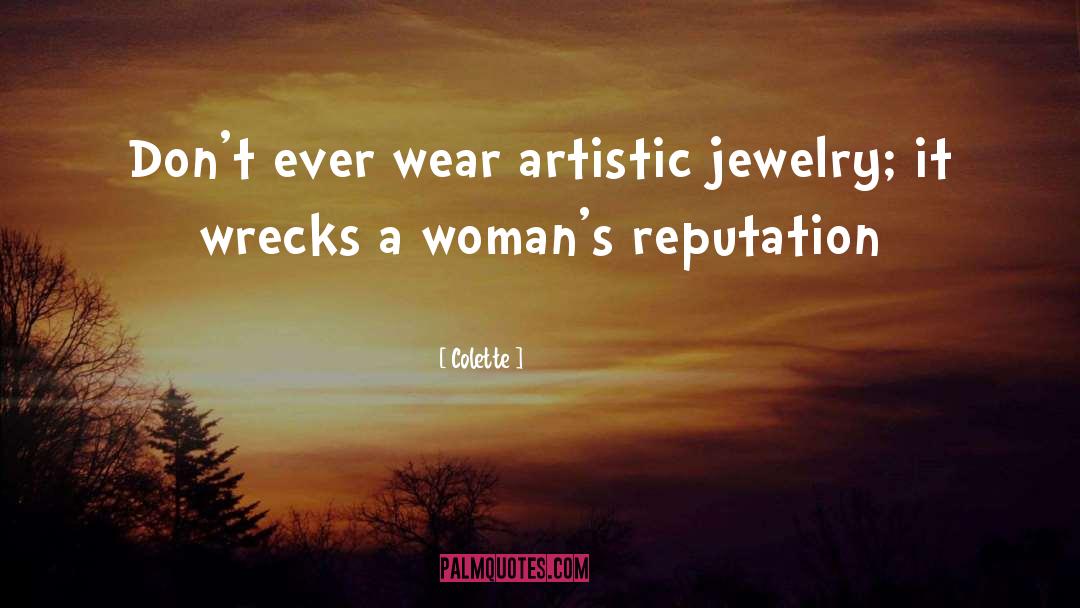 Jewelry quotes by Colette