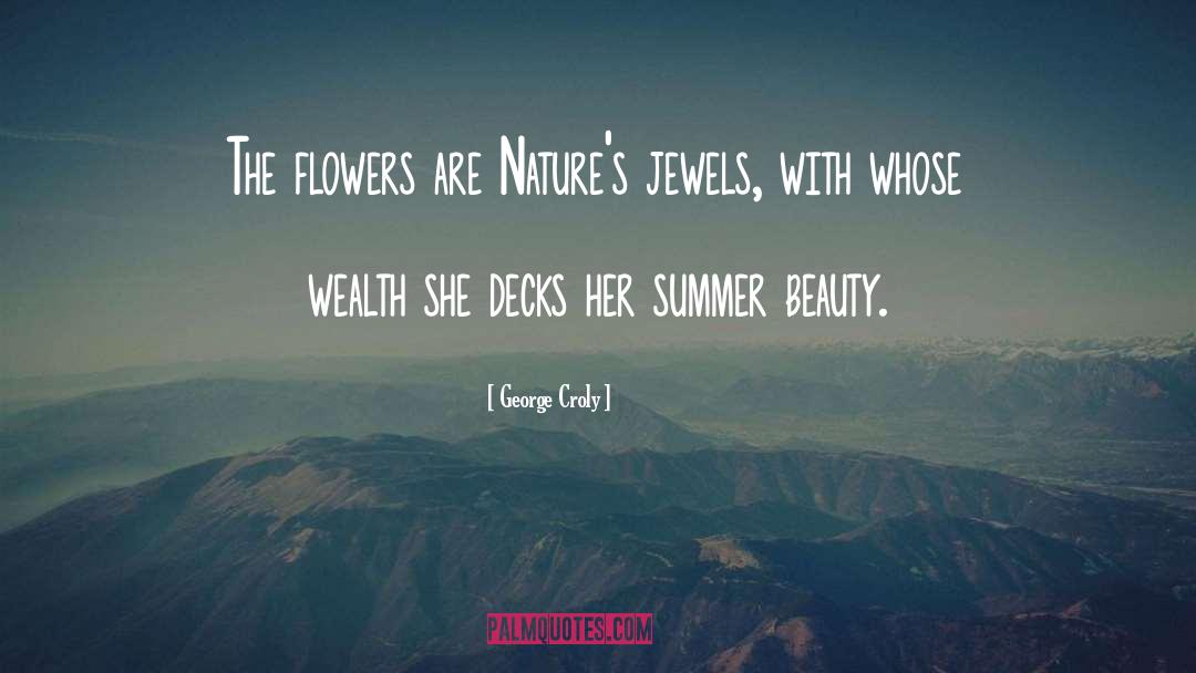 Jewels quotes by George Croly