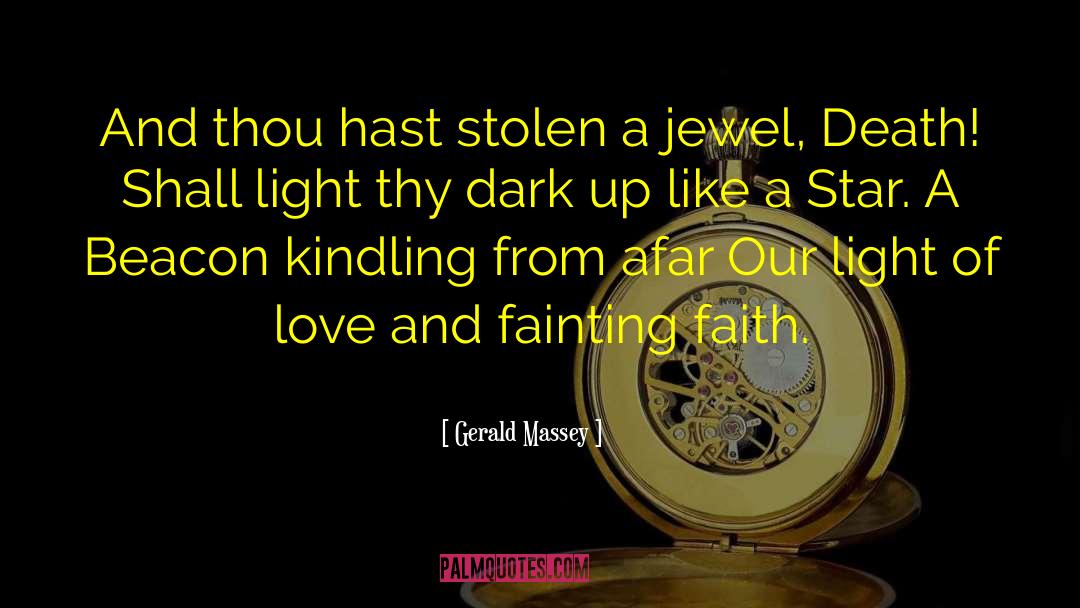 Jewels quotes by Gerald Massey