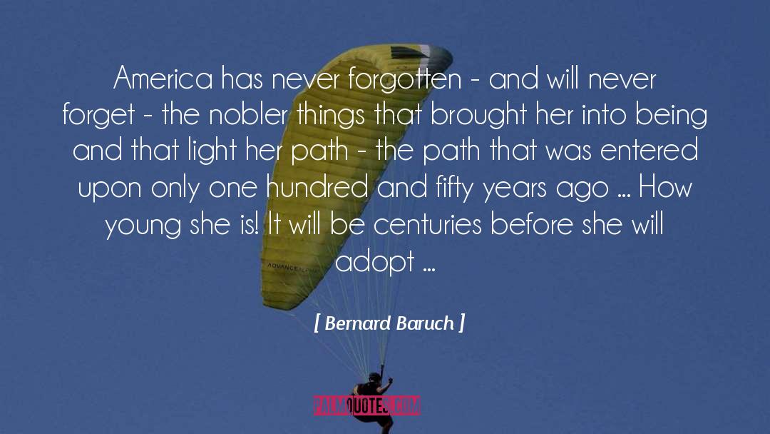 Jewish America quotes by Bernard Baruch