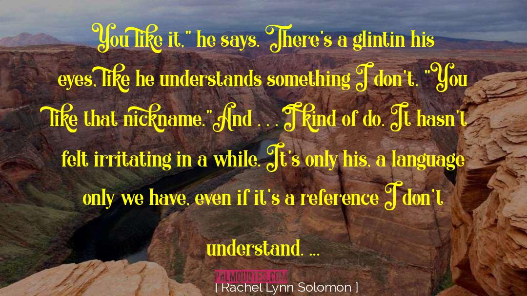 Jewish Characters quotes by Rachel Lynn Solomon