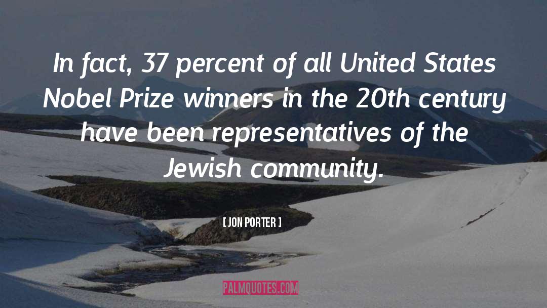 Jewish Community quotes by Jon Porter