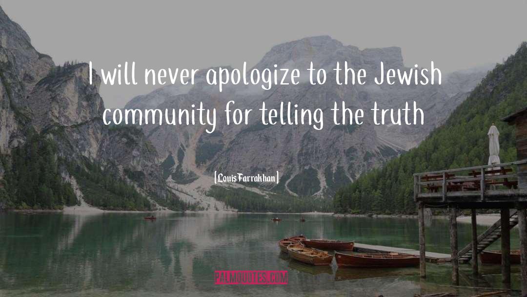 Jewish Community quotes by Louis Farrakhan