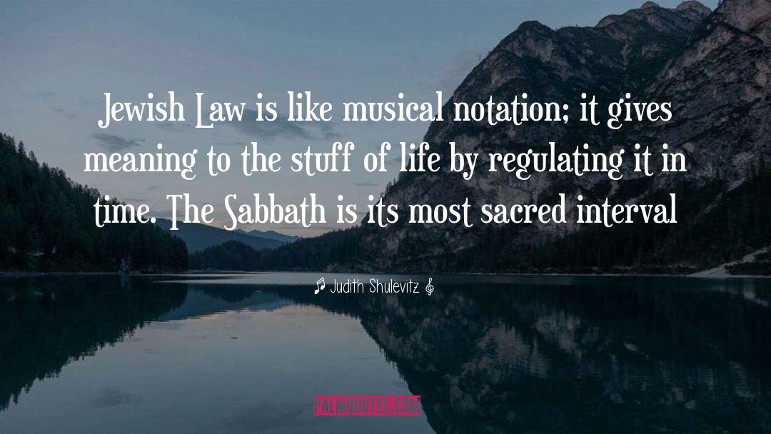 Jewish Law quotes by Judith Shulevitz