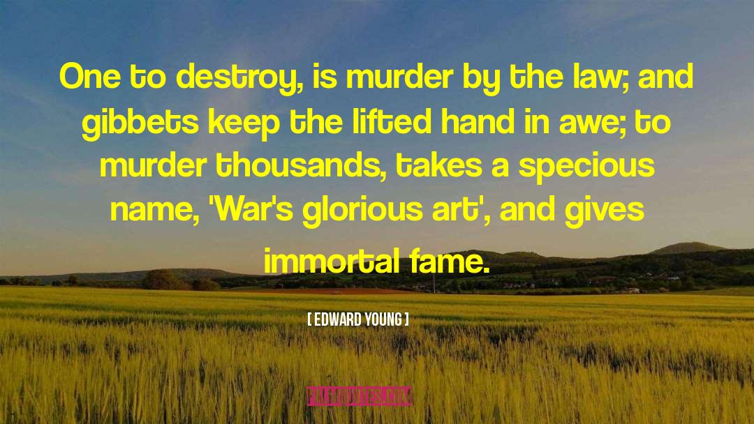 Jewish Law quotes by Edward Young