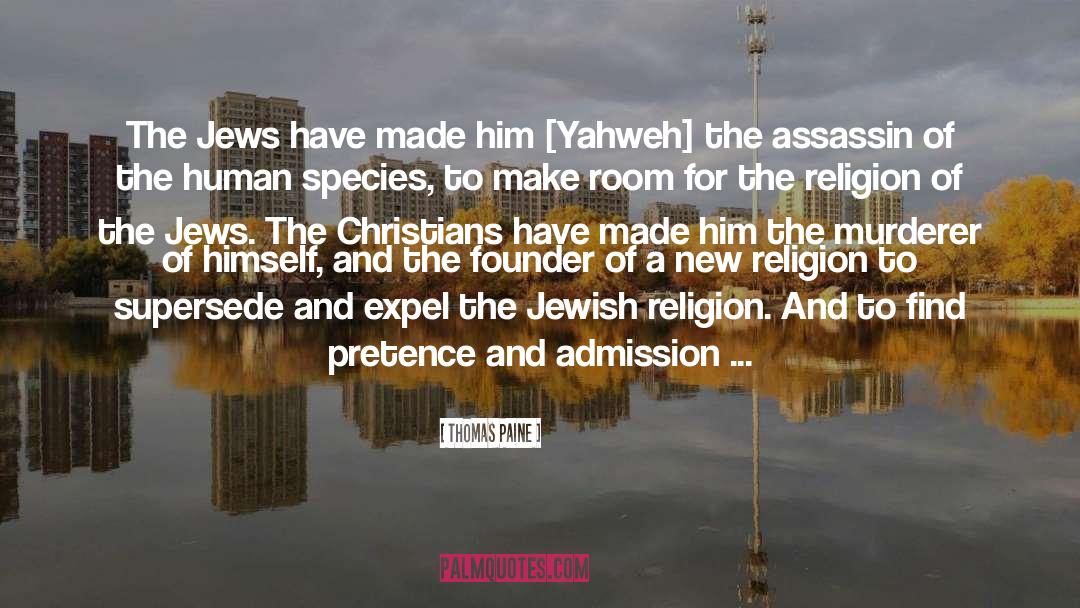 Jewish Religion quotes by Thomas Paine