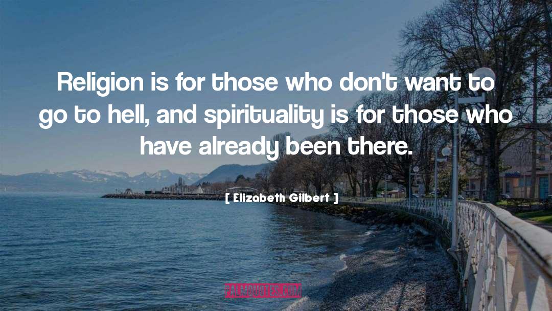Jewish Religion quotes by Elizabeth Gilbert