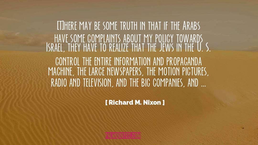 Jews And Judaism In Europe quotes by Richard M. Nixon