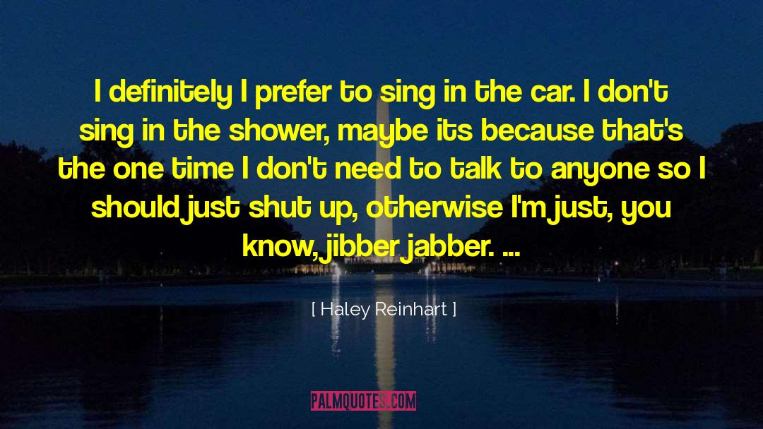 Jibber Jab quotes by Haley Reinhart