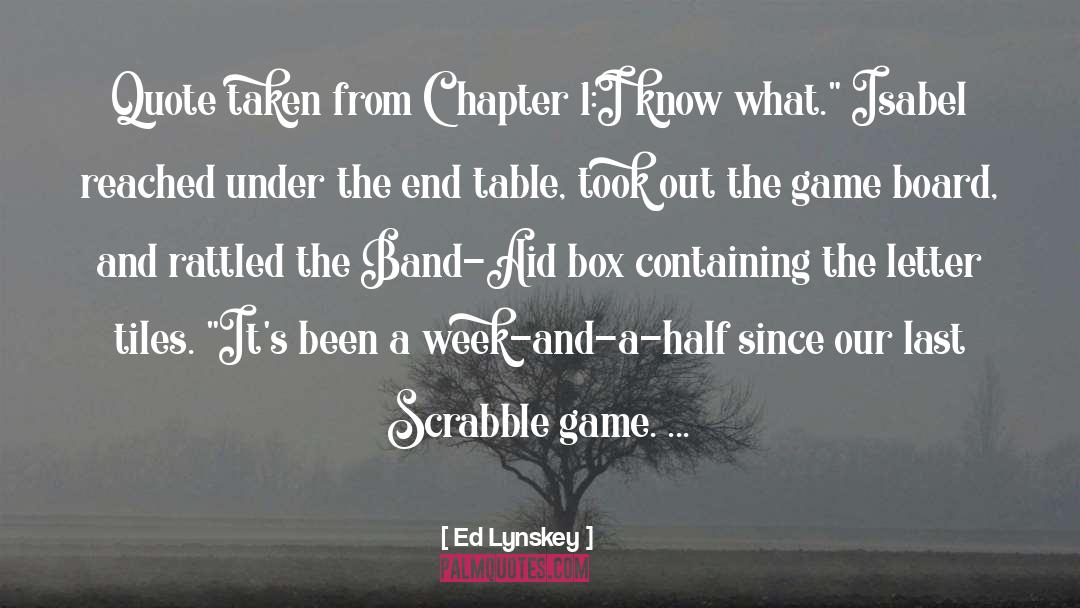 Jibed Scrabble quotes by Ed Lynskey