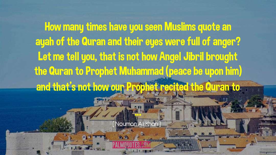 Jibril quotes by Nouman Ali Khan