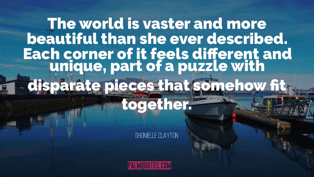 Jigsaw Puzzle quotes by Dhonielle Clayton