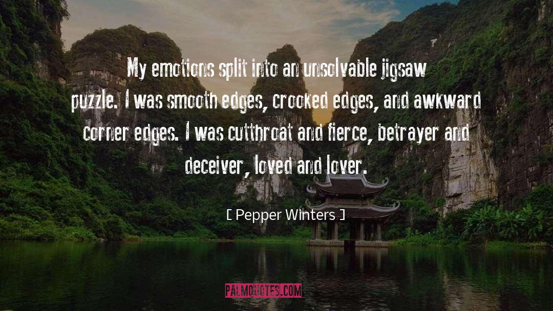 Jigsaw Puzzle quotes by Pepper Winters