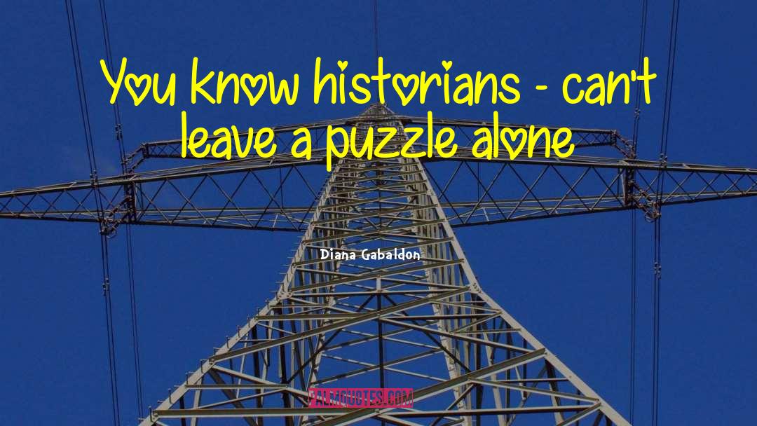 Jigsaw Puzzle quotes by Diana Gabaldon