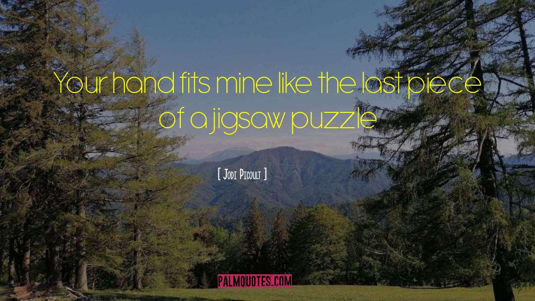 Jigsaw Puzzle quotes by Jodi Picoult