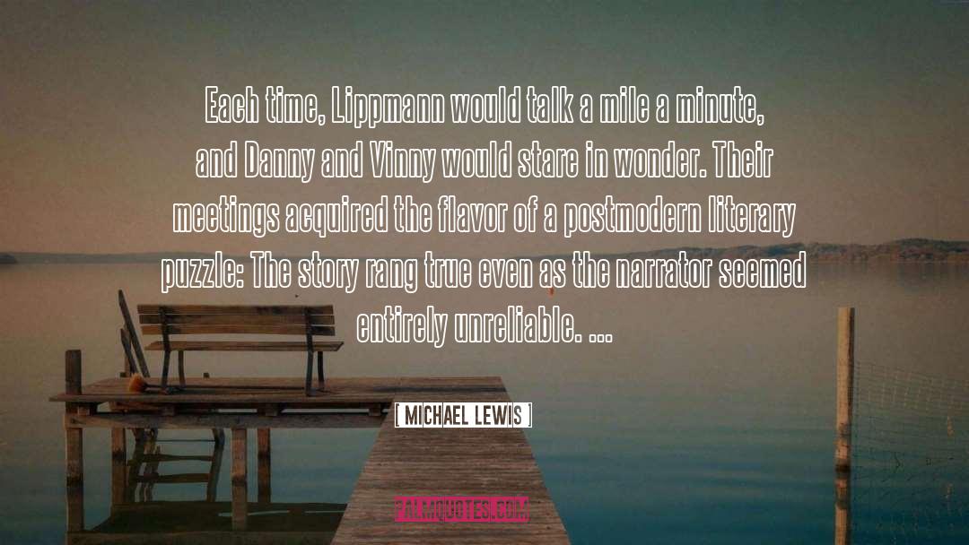 Jigsaw Puzzle quotes by Michael Lewis