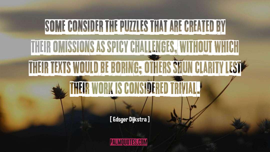 Jigsaw Puzzles quotes by Edsger Dijkstra