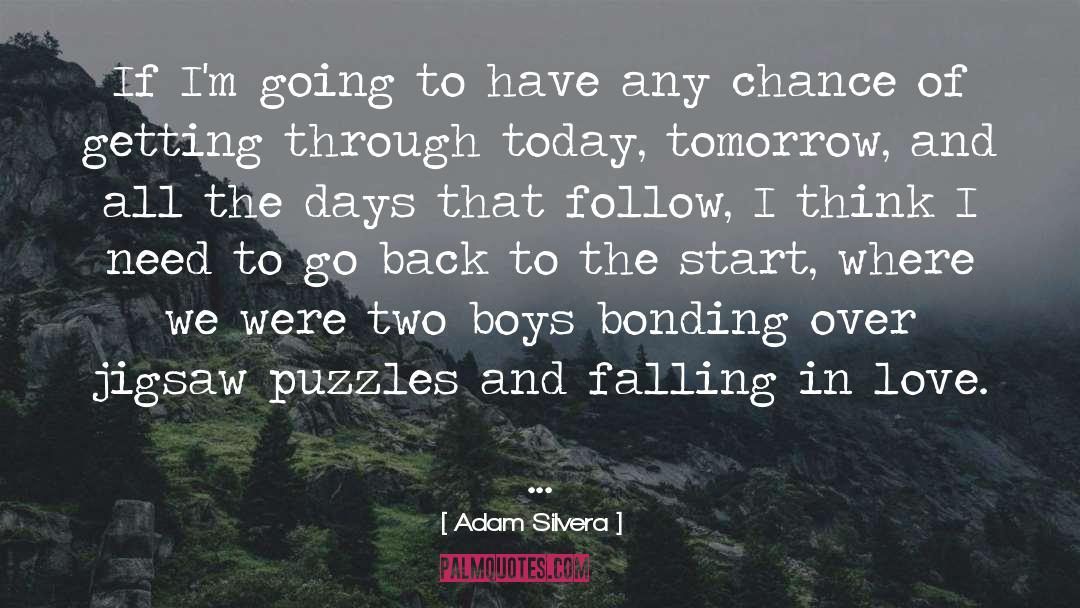 Jigsaw Puzzles quotes by Adam Silvera
