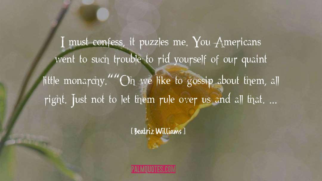 Jigsaw Puzzles quotes by Beatriz Williams