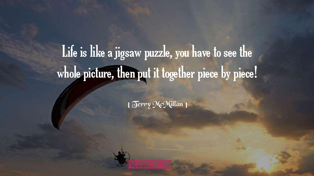 Jigsaw Puzzles quotes by Terry McMillan