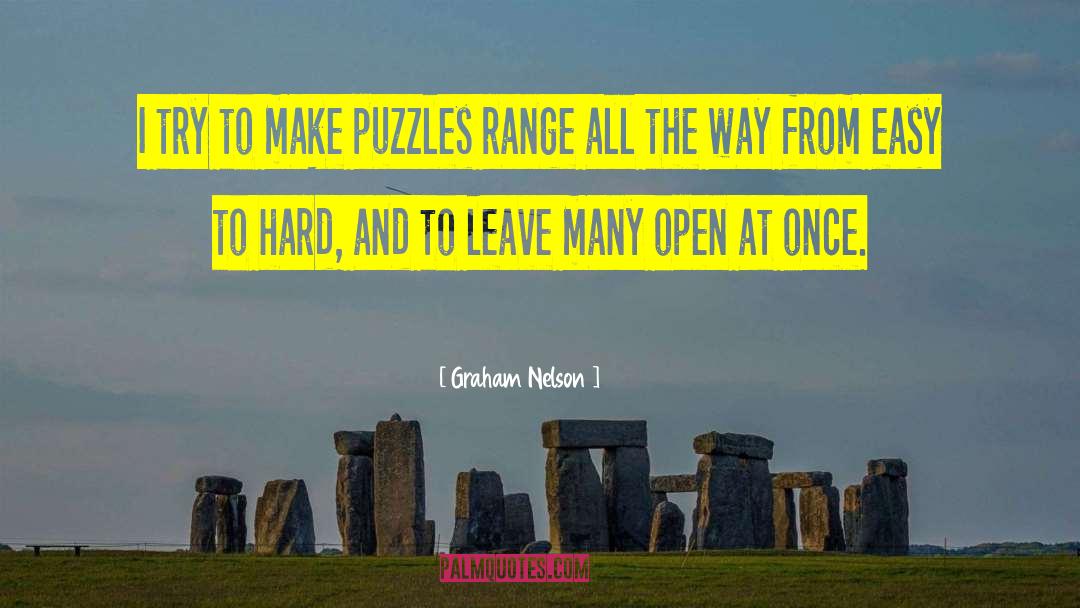 Jigsaw Puzzles quotes by Graham Nelson