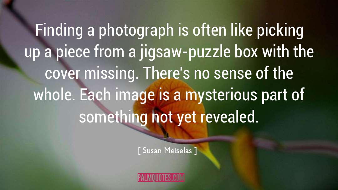 Jigsaw quotes by Susan Meiselas