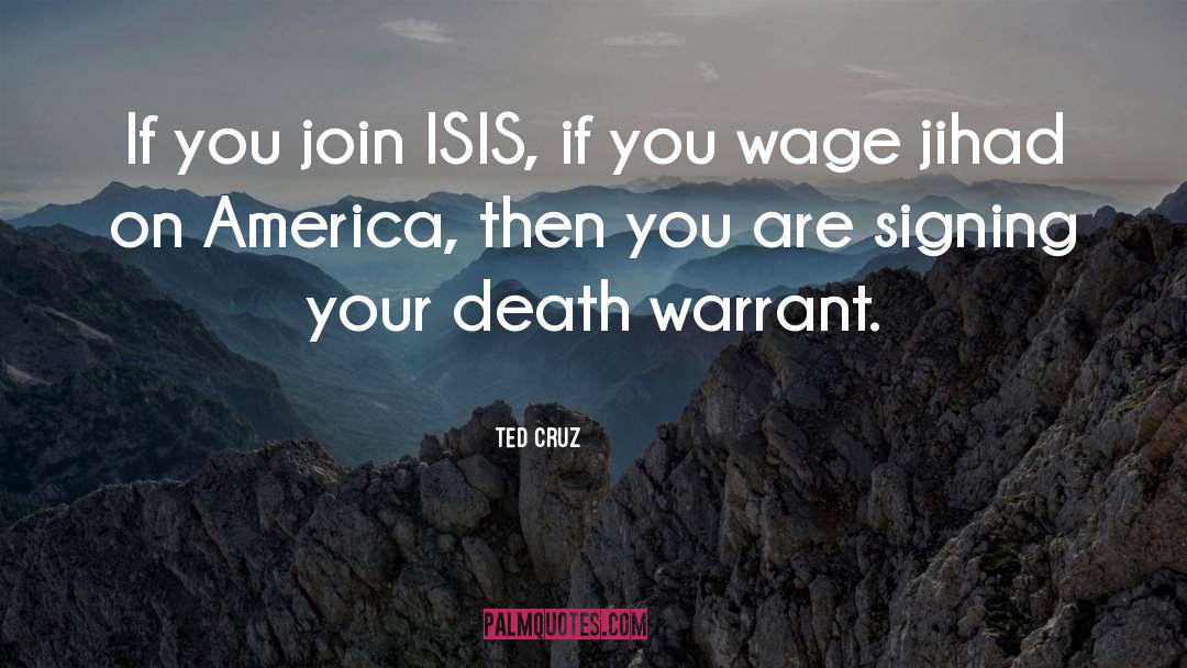 Jihad quotes by Ted Cruz