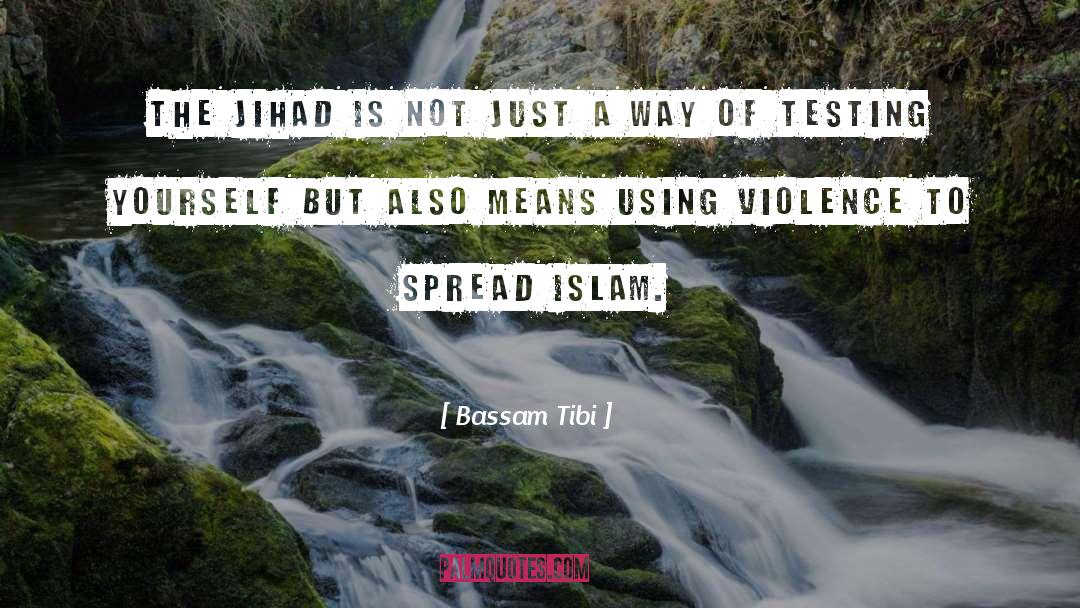 Jihad quotes by Bassam Tibi