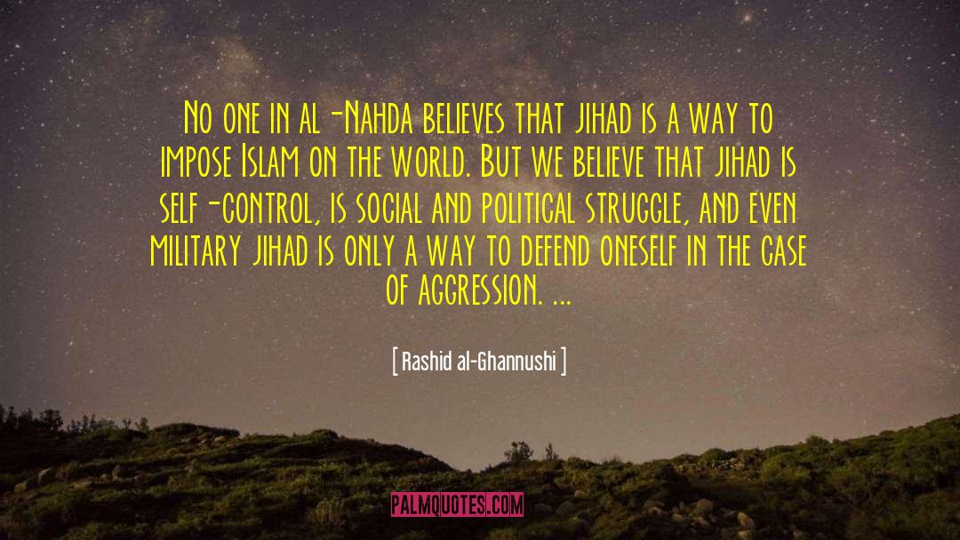 Jihad quotes by Rashid Al-Ghannushi