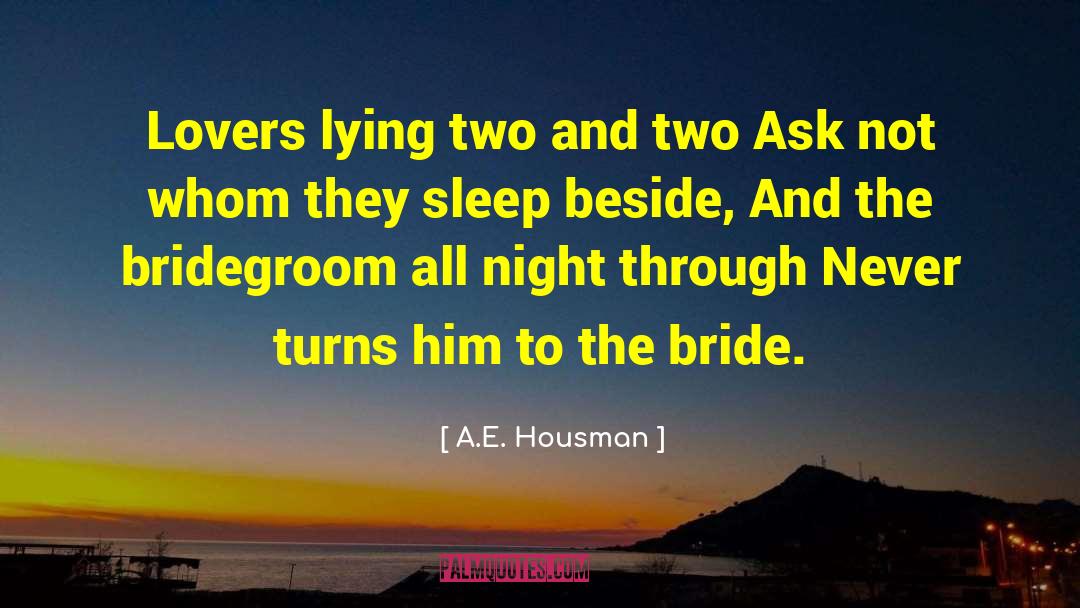 Jihadi Brides quotes by A.E. Housman