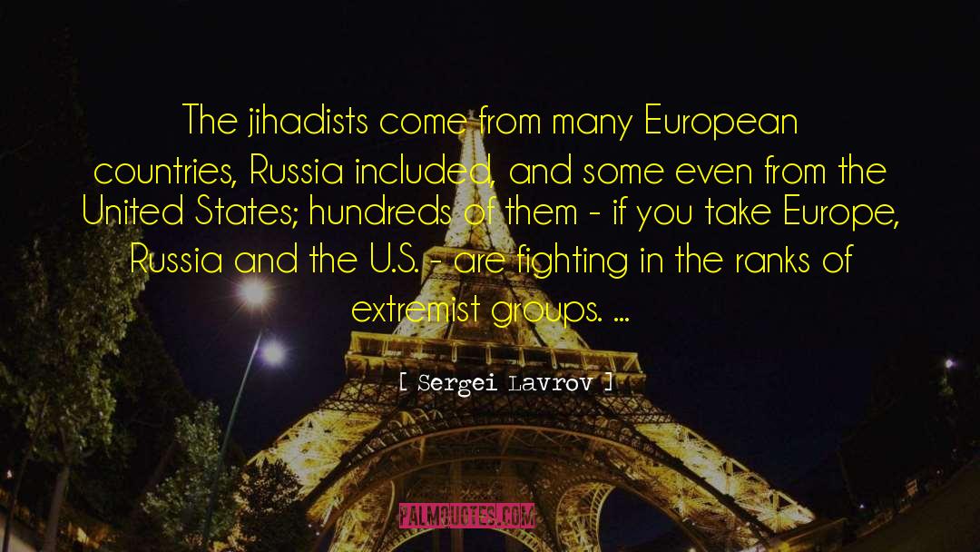 Jihadists quotes by Sergei Lavrov