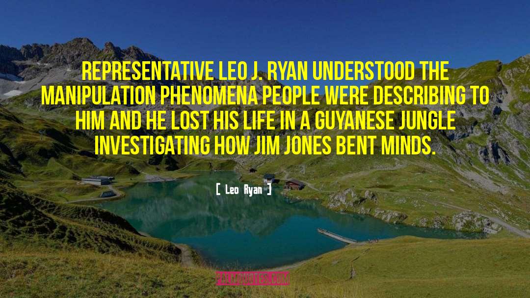 Jim Jones Jonestown quotes by Leo Ryan