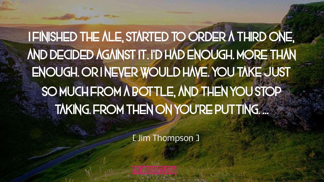 Jim Thompson quotes by Jim Thompson