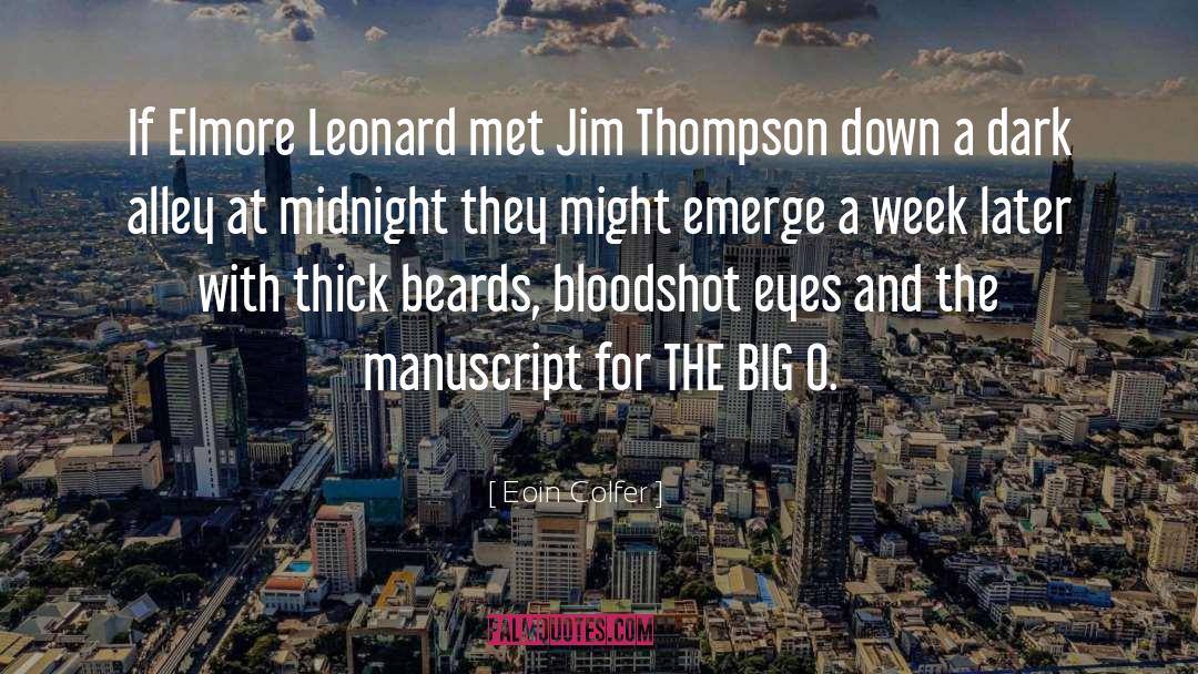 Jim Thompson quotes by Eoin Colfer