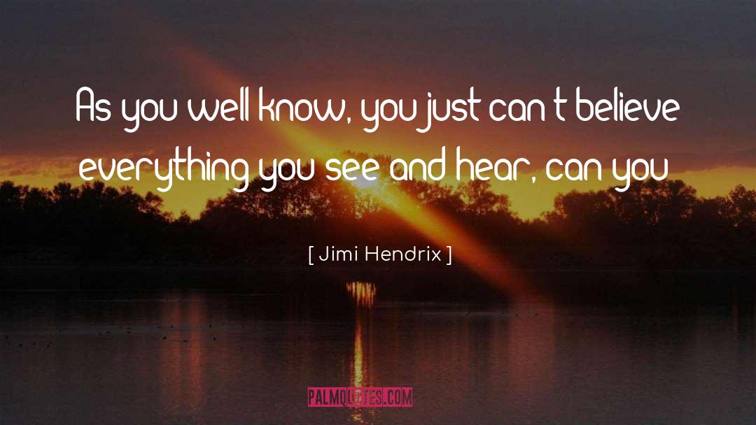 Jimi Hendrix quotes by Jimi Hendrix