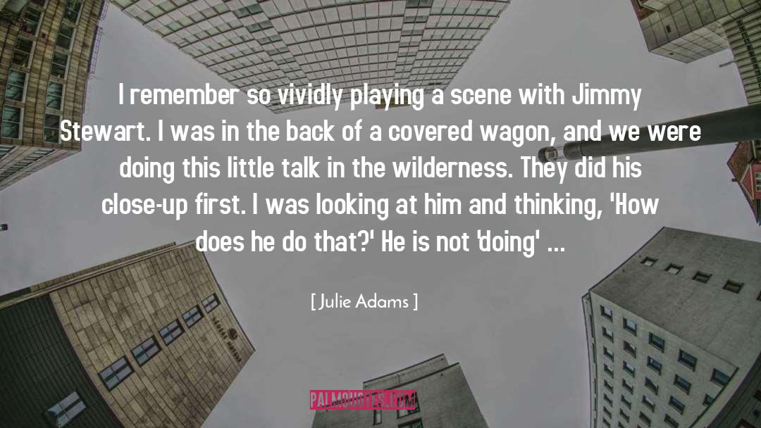 Jimmy Stewart quotes by Julie Adams