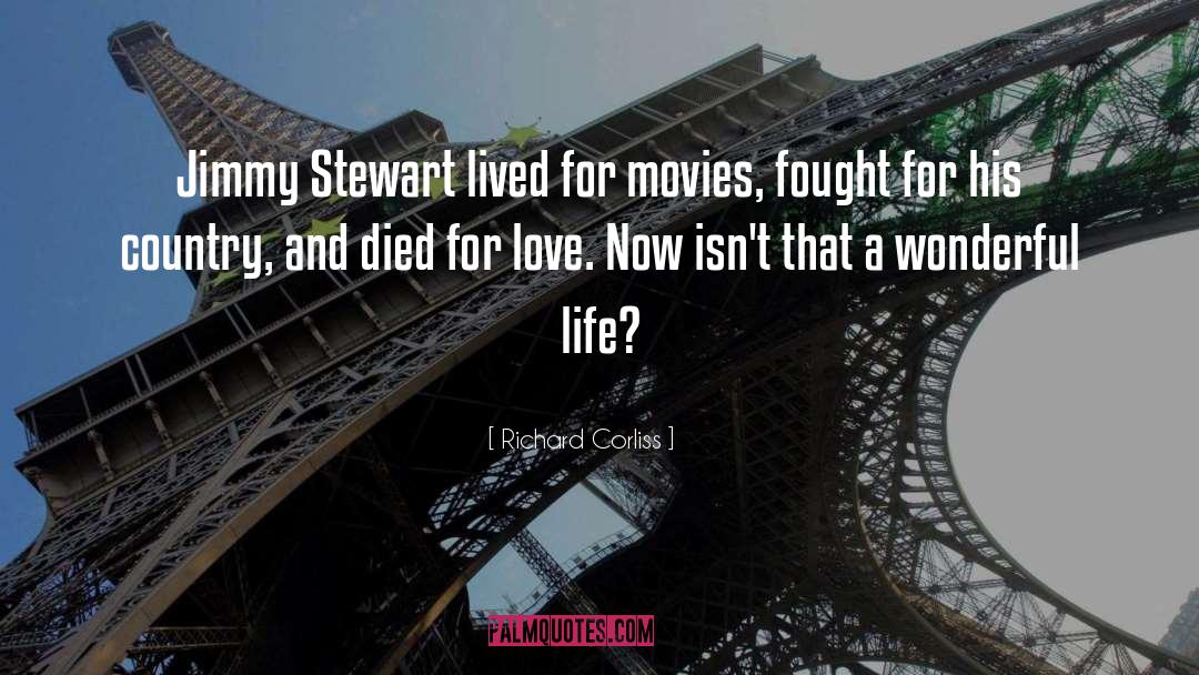 Jimmy Stewart quotes by Richard Corliss