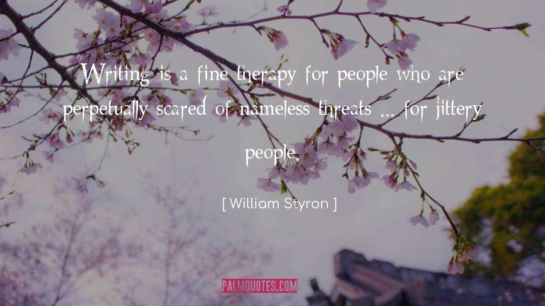Jittery quotes by William Styron