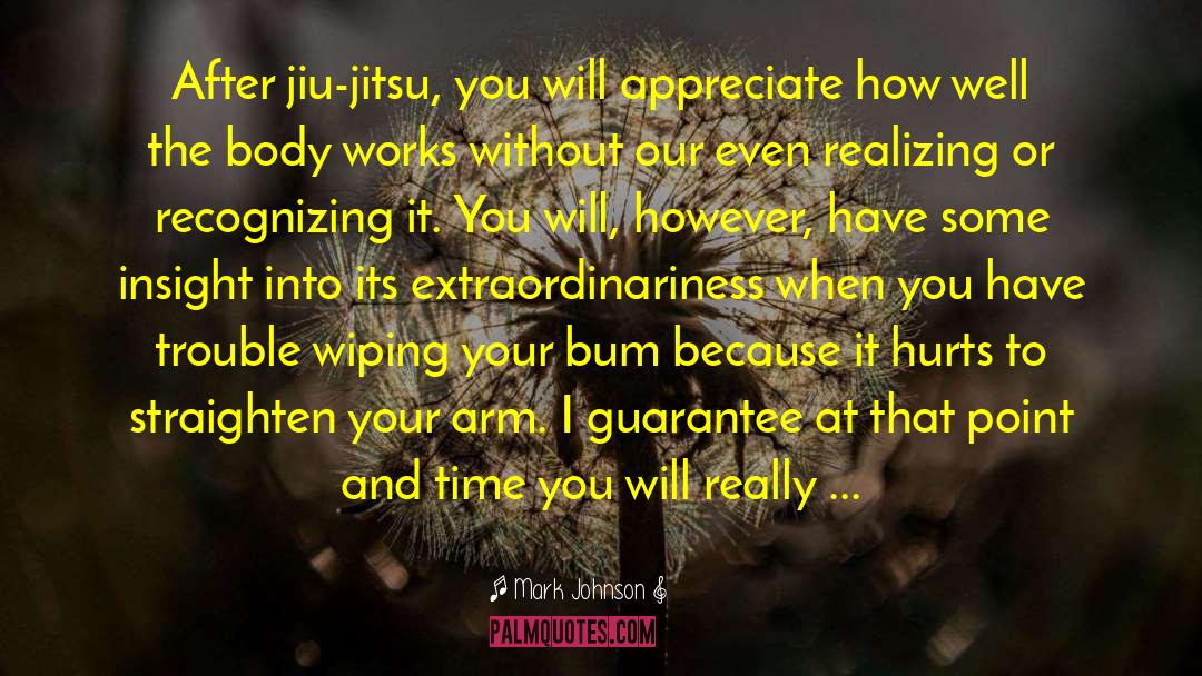 Jiu Jitsu quotes by Mark Johnson